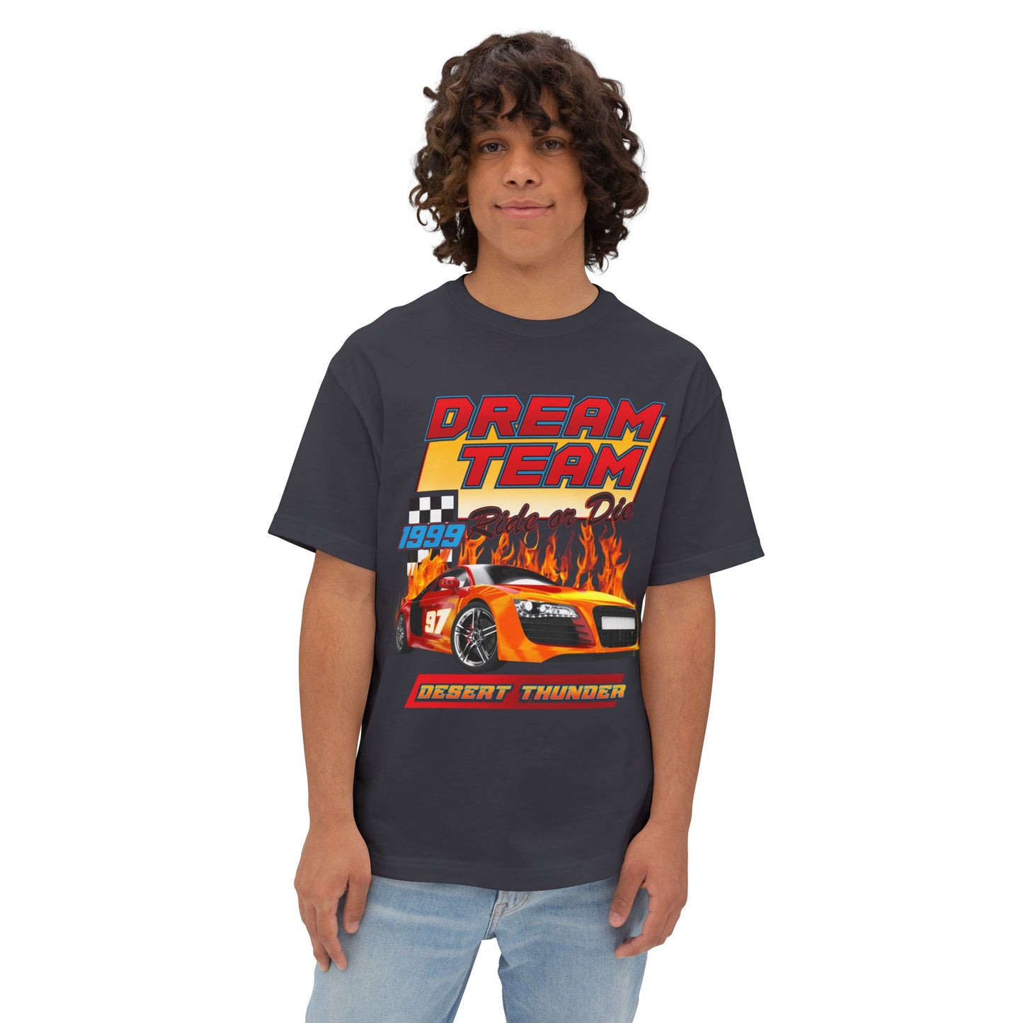 Dream Team Racing Oversized Boxy Tee