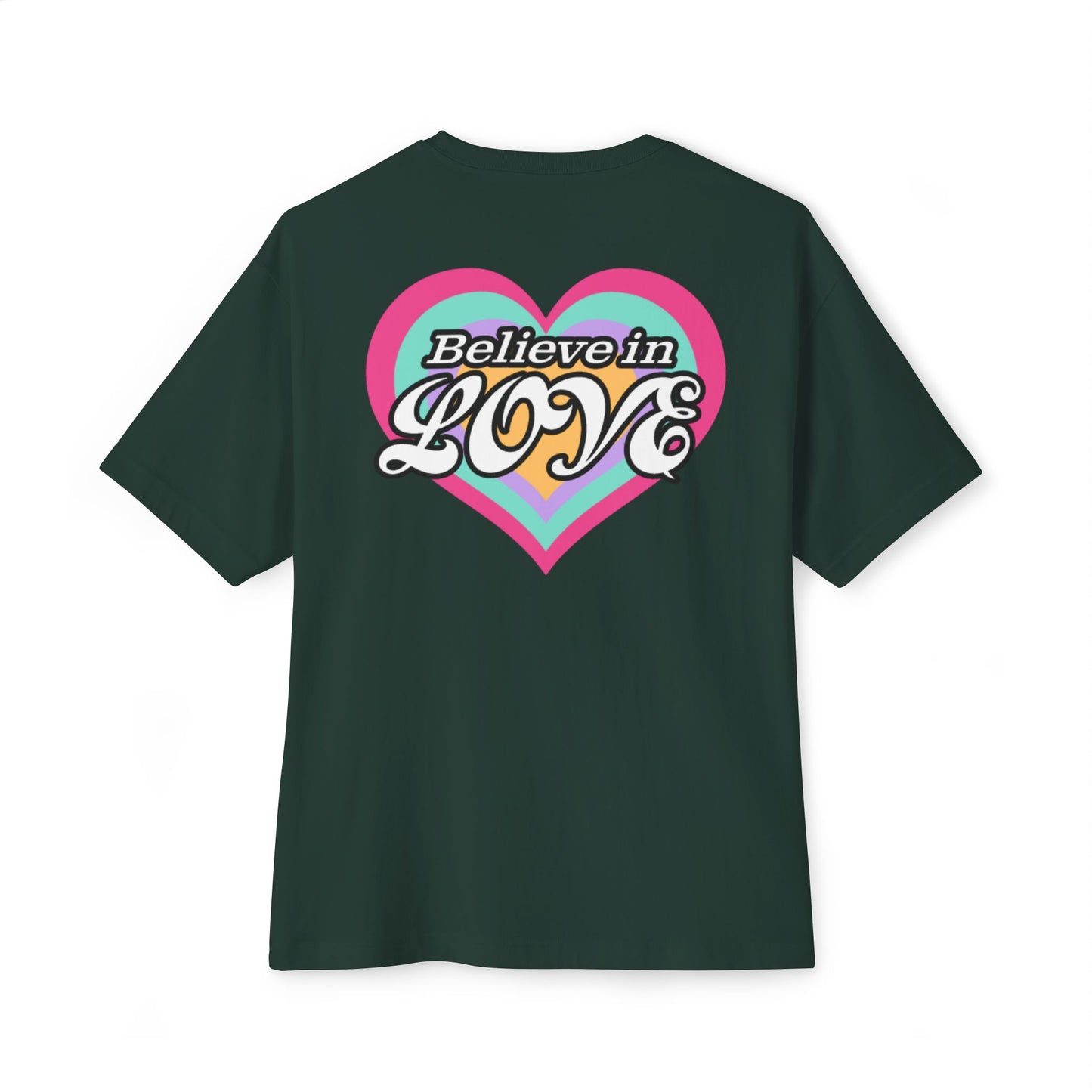 Believe in Love Oversized Boxy Tee