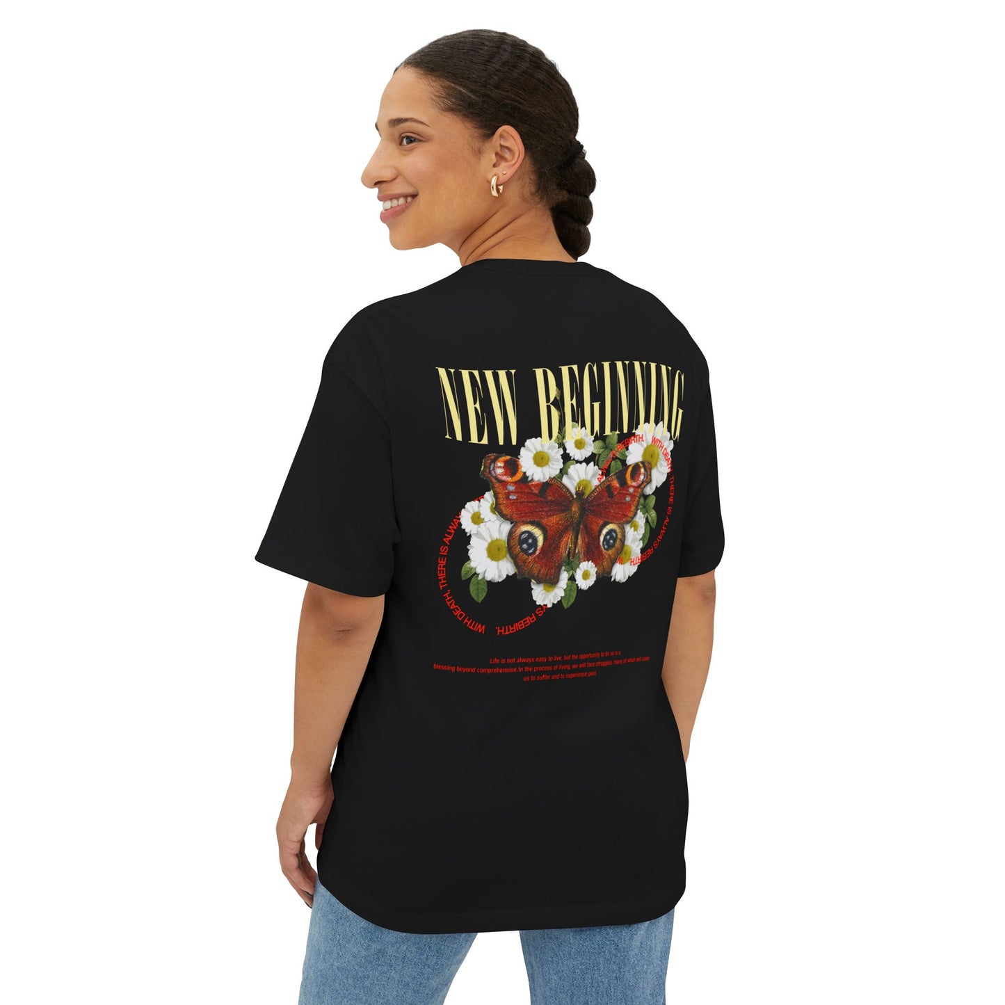 New Beginnings Oversized Boxy Tee