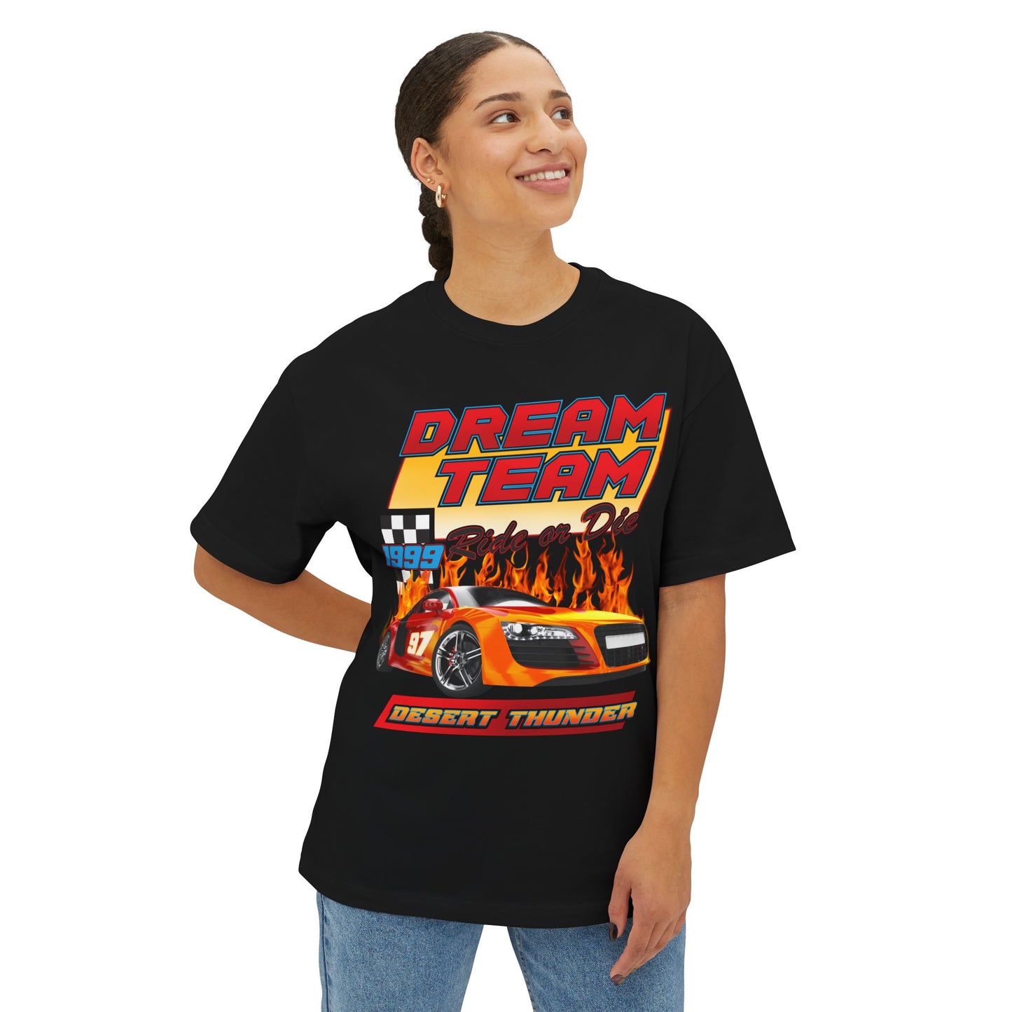 Dream Team Racing Oversized Boxy Tee