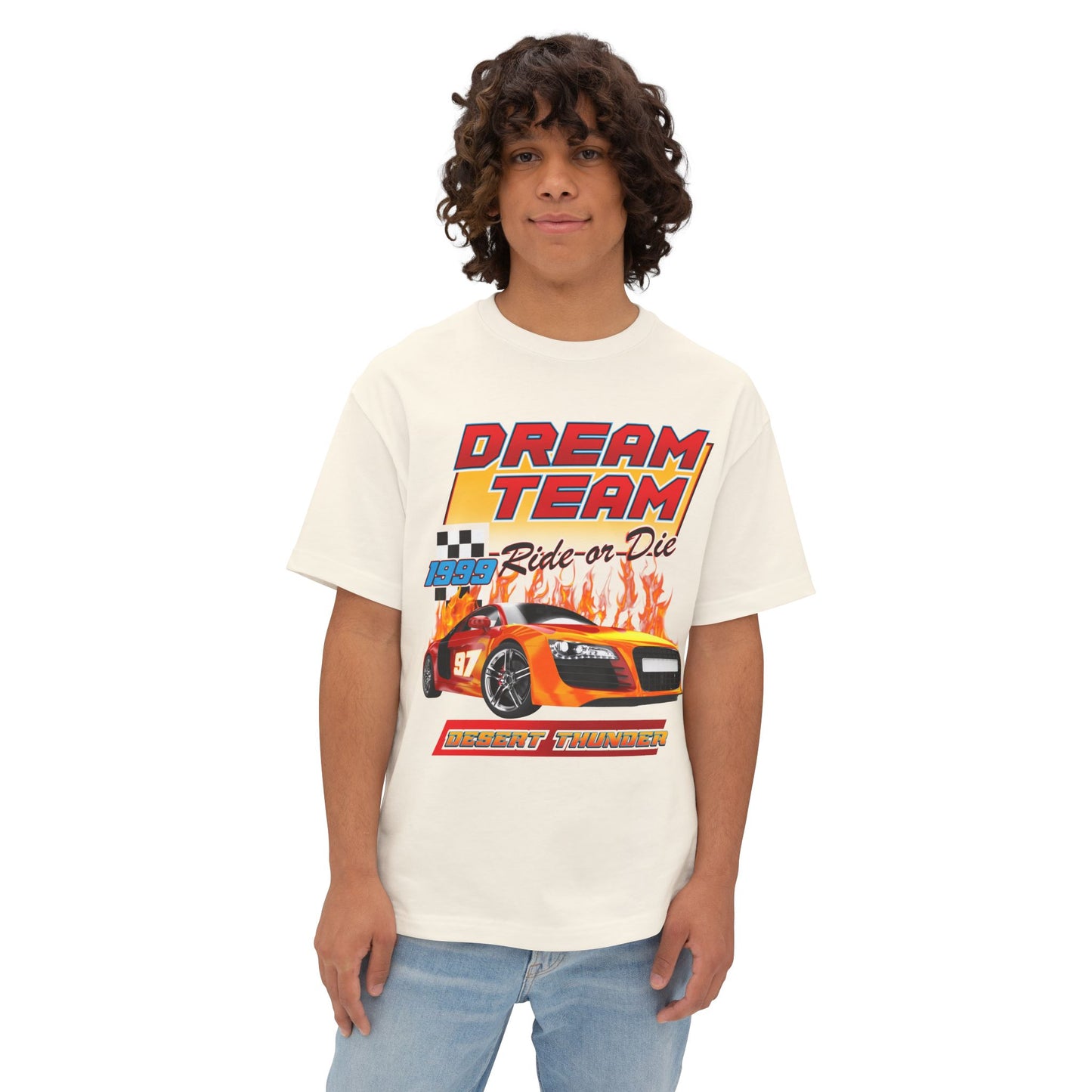 Dream Team Racing Oversized Boxy Tee