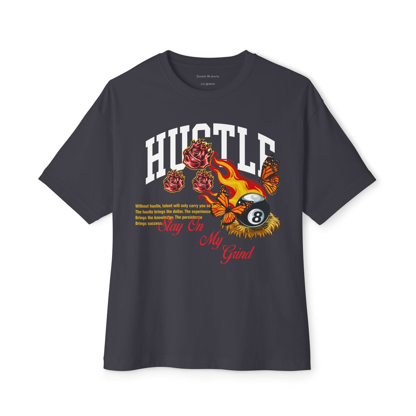 Hustle 8ball Oversized Boxy Tee