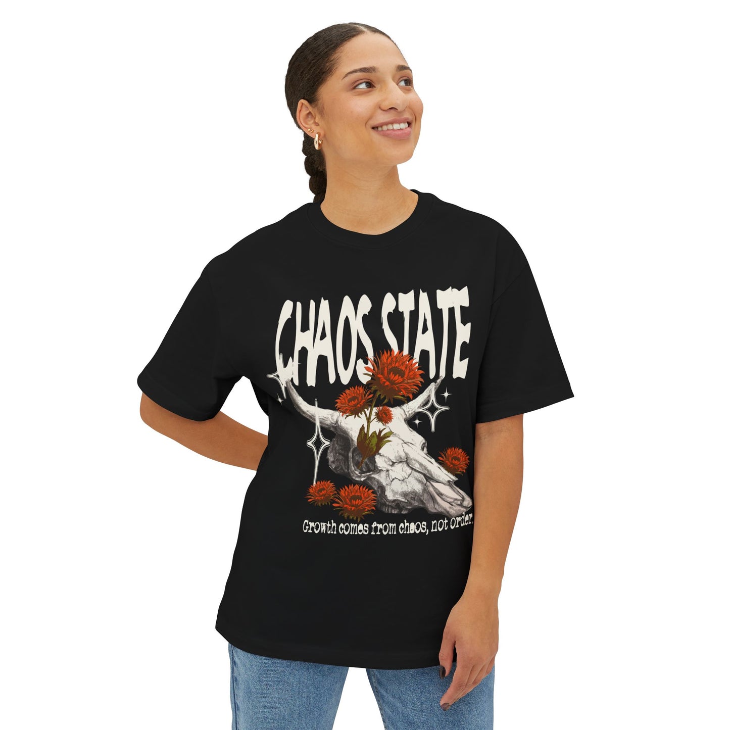 Chaos State Oversized Boxy Tee