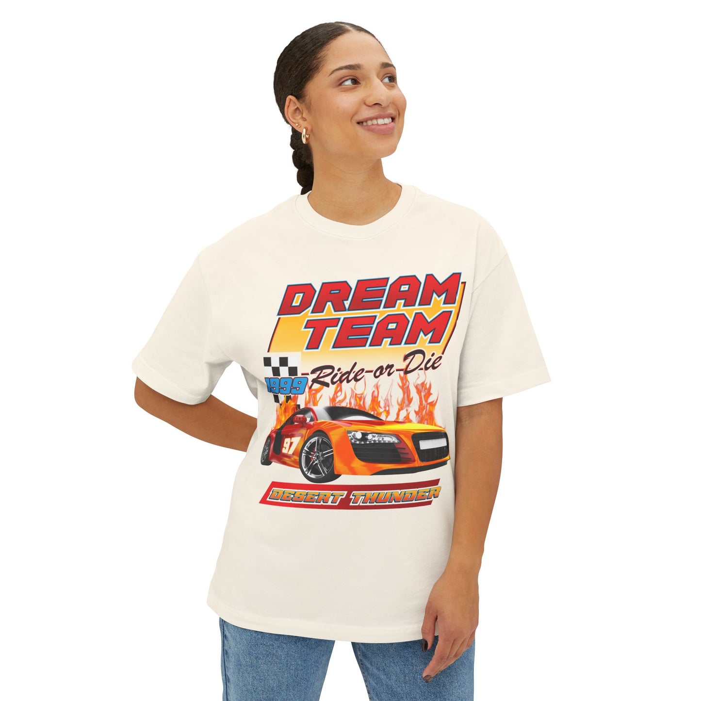 Dream Team Racing Oversized Boxy Tee