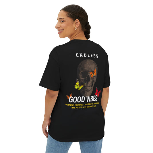 Endless Good Vibes Oversized Boxy Tee