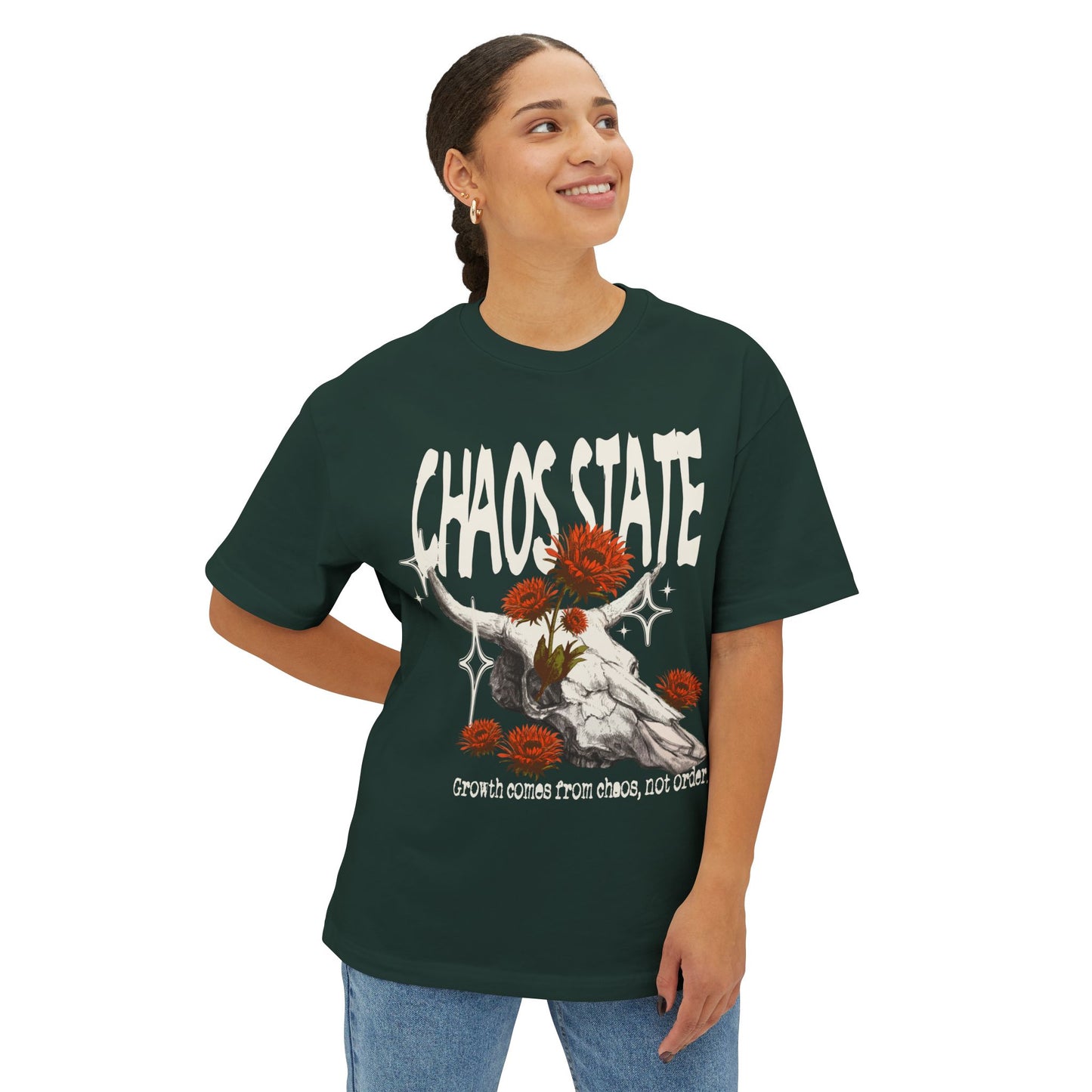 Chaos State Oversized Boxy Tee