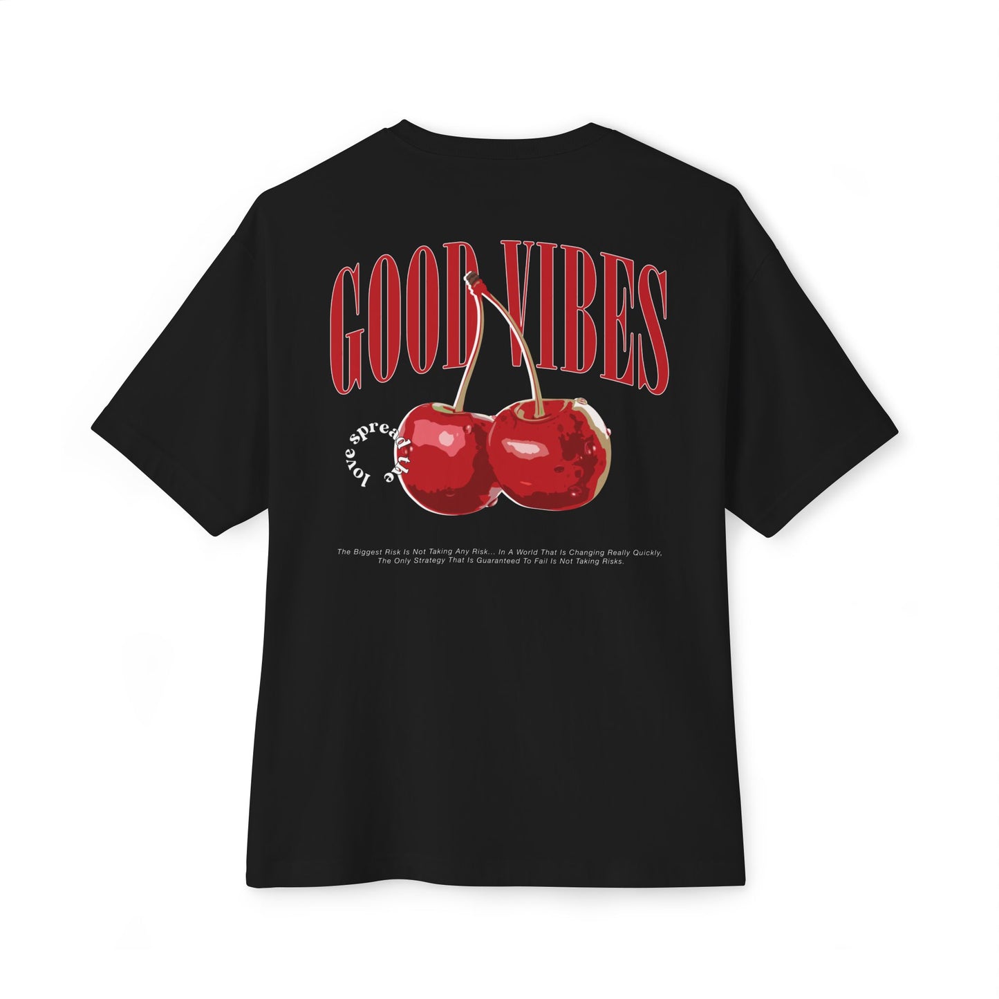 Good Vibes Cherries Oversized Boxy Tee