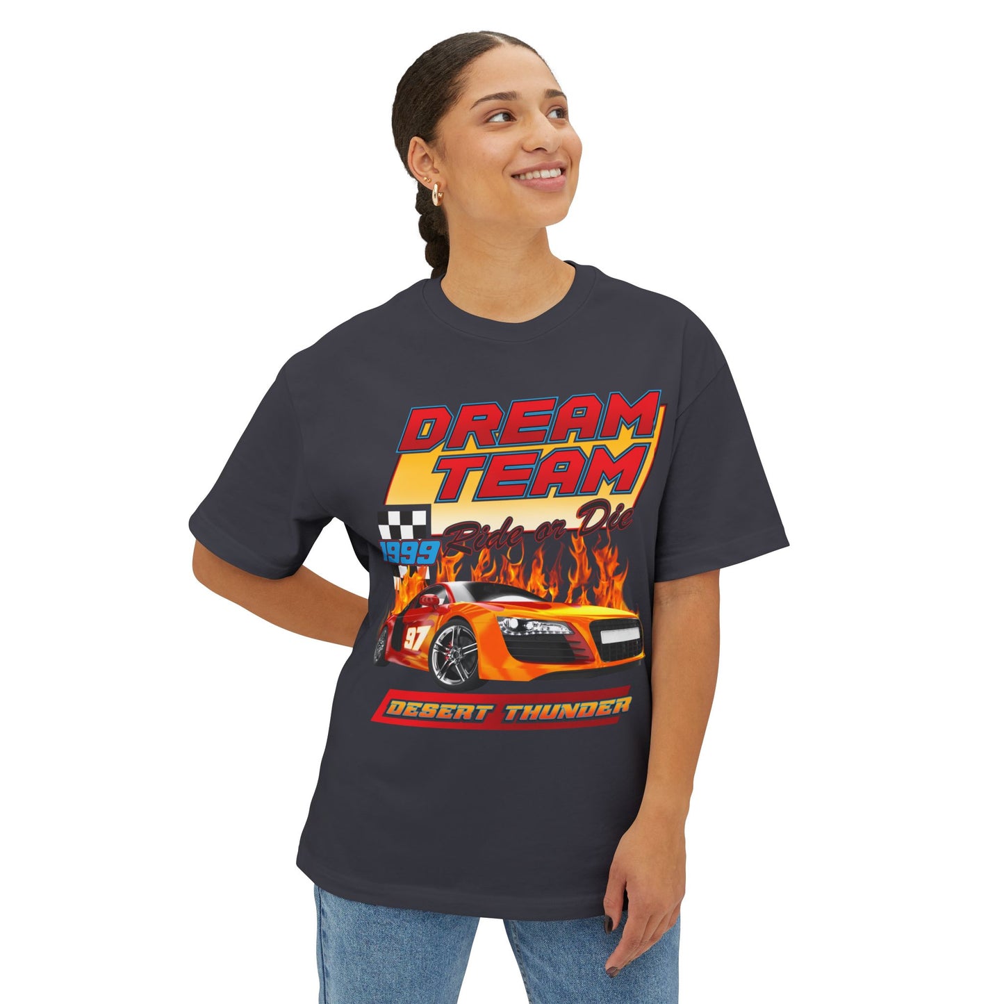 Dream Team Racing Oversized Boxy Tee