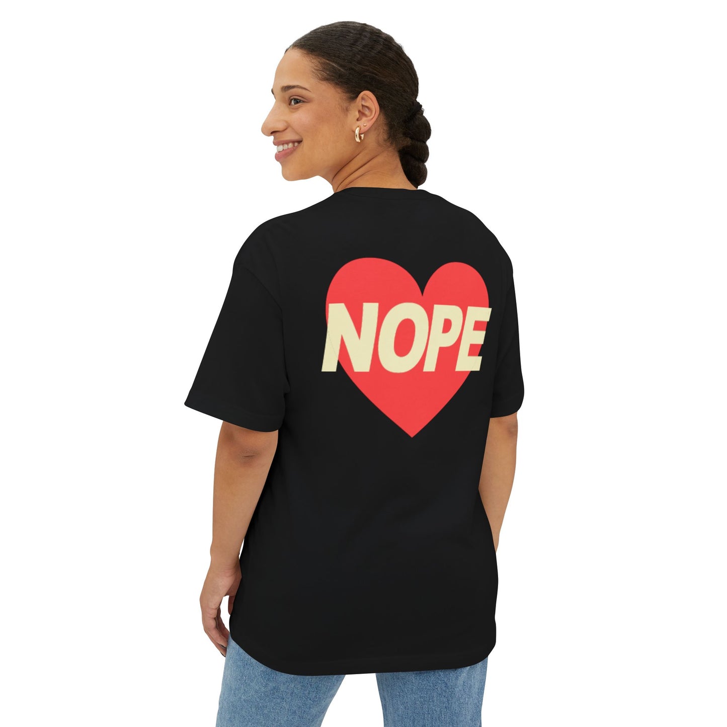 Nope Oversized Boxy Tee