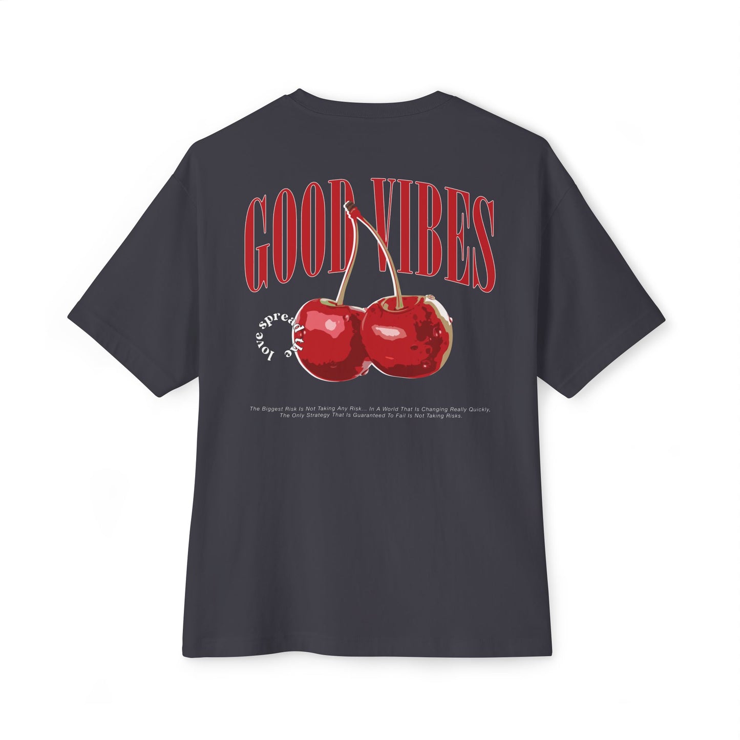 Good Vibes Cherries Oversized Boxy Tee